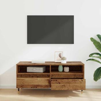 TV-Schränk Altholz 100 x 34,5 x 44,5 cm Verbundholz und Eisen