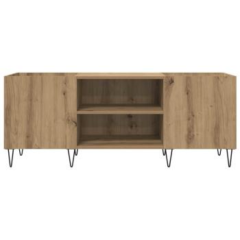 Schallplattenschrank mit Regal Artisan-Eiche 121 x 38 x 48 cm