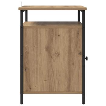 Nachttisch 2 pcs Artisan-Eiche 40 x 42 x 60cm Holzwerkstoff