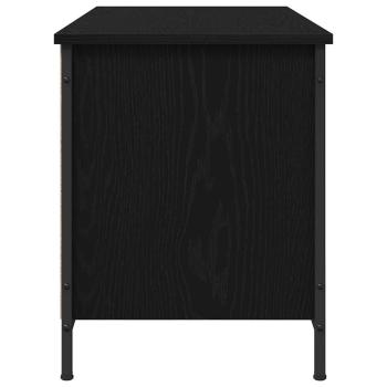 TV-Schränk Schwarz Eichen-Optik 100 x 40 x 50 cm Holzwerkstoff