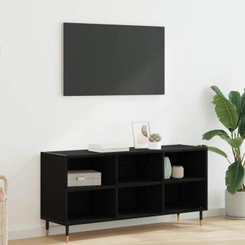 ARDEBO.de - TV-Schränk Schwarz Eichen-Optik 103,5 x 30 x 50 cm