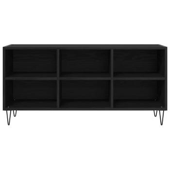 TV-Schränk Schwarz Eichen-Optik 103,5 x 30 x 50 cm