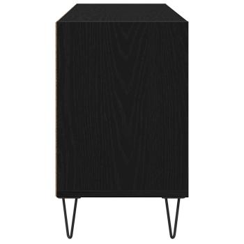 TV-Schränk Schwarz Eichen-Optik 103,5 x 30 x 50 cm