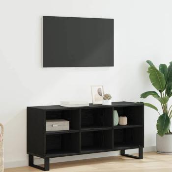 ARDEBO.de - TV-Schränk Schwarz Eichen-Optik 103,5 x 30 x 50 cm