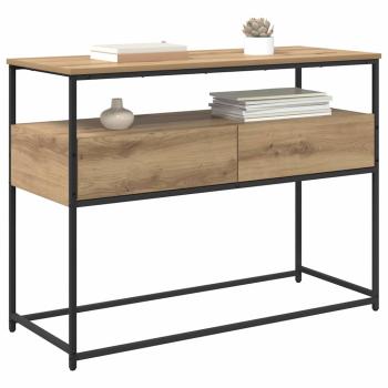 Konsolentisch mit Schubladen Artisan-Eiche 100 x 40 x 75 cm