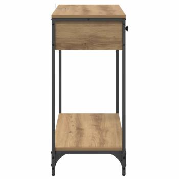 Konsolentisch Artisan-Eiche 75 x 34,5 x 75 cm Holzwerkstoff
