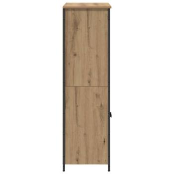 Hochboard Artisan-Eiche 62 x 36 x 121,5 cm Holzwerkstoff