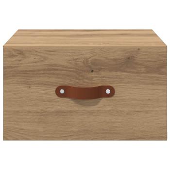 Wandmontierter Nachtschrank Artisan-Eiche 35 x 35 x 20 cm