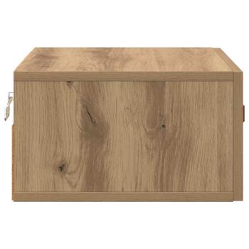 Wandmontierter Nachtschrank Artisan-Eiche 35 x 35 x 20 cm
