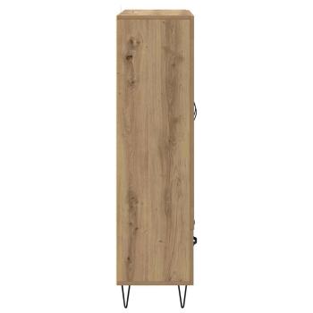 Hochboard Artisan-Eiche 69,5 x 31 x 115 cm Holzwerkstoff