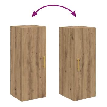 Wandschrank Artisan-Eiche 34,5 x 34 x 90 cm Holzwerkstoff