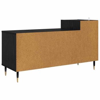 TV-Schränk Schwarz Eichen-Optik 100 x 35 x 55 cm Holzwerkstoff