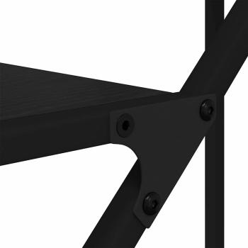 Regal Schwarz Eichen-Optik 91 x 36 x 176 cm Holzwerkstoff