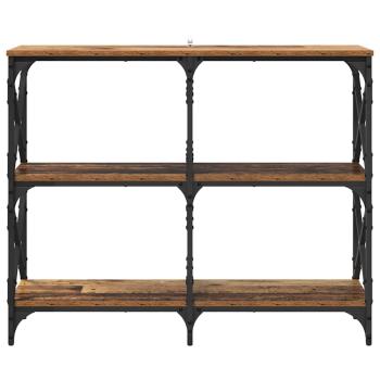 Konsolentisch Altholz 100 x 28 x 80,5 cm Holzwerkstoff