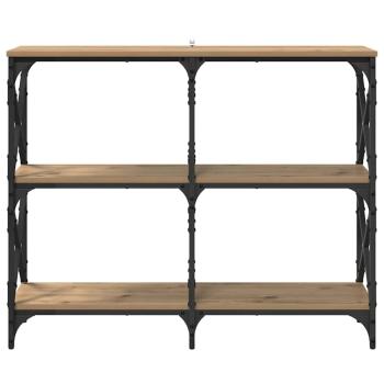 Konsolentisch Artisan-Eiche 100 x 28 x 80,5 cm Holzwerkstoff