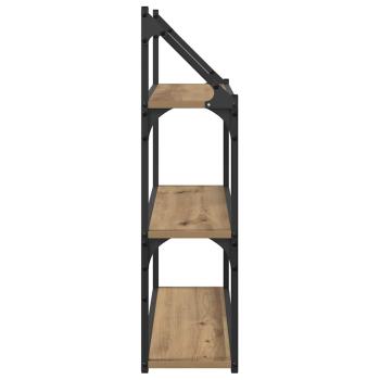 Wandregal Artisan-Eiche 60 x 21 x 78,5 cm Holzwerkstoff