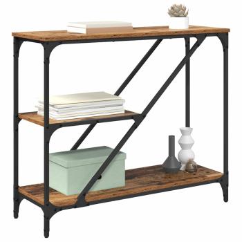 Konsolentisch Altholz 88,5 x 30 x 75 cm Holzwerkstoff