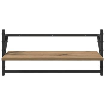 Wandregal-Set mit Regal 6 pcs Artisan-Eiche 100 x 25 x 30 cm