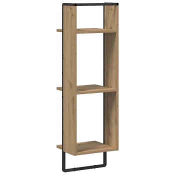 Wandregal Artisan-Eiche 30 x 25 x 100 cm Holzwerkstoff