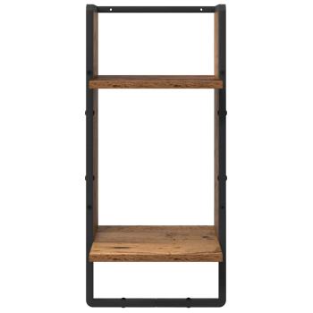 Wandregal-Set 4 pcs Altholz 65 x 25 x 30 cm Holzwerkstoff