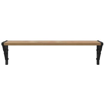 Wandregale 2 pcs Artisan-Eiche 60 x 15 x 15,5 cm Holzwerkstoff