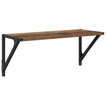 Wandregale 2 pcs Altholz 60 x 25 x 25,5 cm Holzwerkstoff