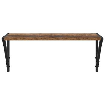 Wandregale 2 pcs Altholz 60 x 25 x 25,5 cm Holzwerkstoff