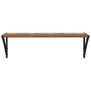 Wandregale 2 pcs Altholz 80 x 25 x 25,5 cm Holzwerkstoff