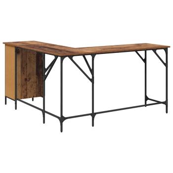 Schreibtisch Altholz 141 x 141 x 75 cm Holzwerkstoff