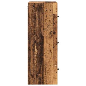 Wandschrank Wandmontiert Altholz 35 x 37 x 102 cm Holzwerkstoff
