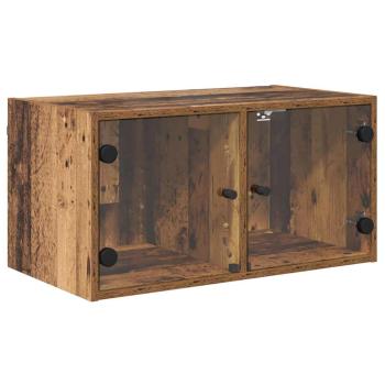 Wandschränke 2 pcs Altholz 68 x 37 x 35 cm Holzwerkstoff