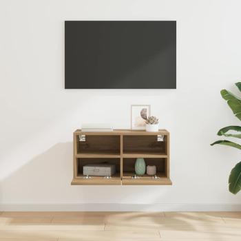 TV-Wandregal Artisan-Eiche 60 x 30 x 30 cm Holzwerkstoff