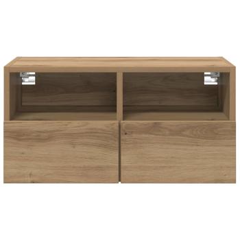 TV-Wandregal Artisan-Eiche 60 x 30 x 30 cm Holzwerkstoff