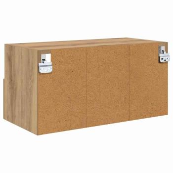 TV-Wandregal Artisan-Eiche 60 x 30 x 30 cm Holzwerkstoff