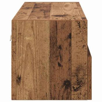 TV-Wandregal Wandmontiert Altholz 80 x 30 x 30 cm Holzwerkstoff