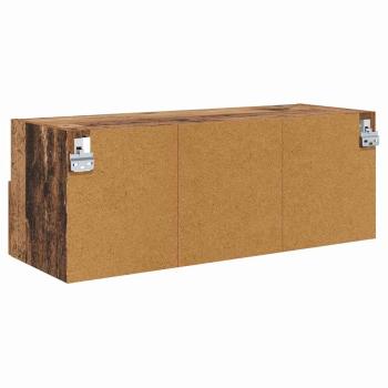TV-Wandregal Wandmontiert Altholz 80 x 30 x 30 cm Holzwerkstoff