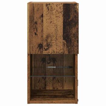 Wandmontierter TV Schrank Altholz 30,5 x 30 x 60 cm