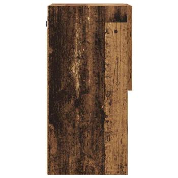 Wandmontierter TV Schrank Altholz 30,5 x 30 x 60 cm