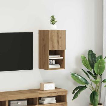 ARDEBO.de - Wandmontierter TV Schrank Artisan-Eiche 30,5 x 30 x 60 cm