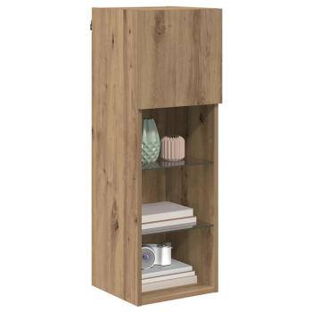 Wandmontierter TV Schrank Artisan-Eiche 30,5 x 30 x 90 cm