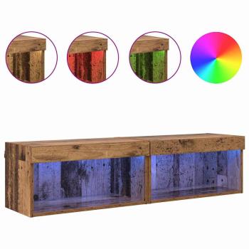 Fernsehtische 2 pcs Altholz 60 x 30 x 30 cm Holzwerkstoff