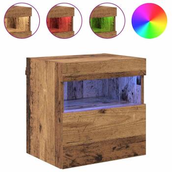 TV-Wandregale 2 pcs Altholz 40 x 30 x 40 cm Holzwerkstoff
