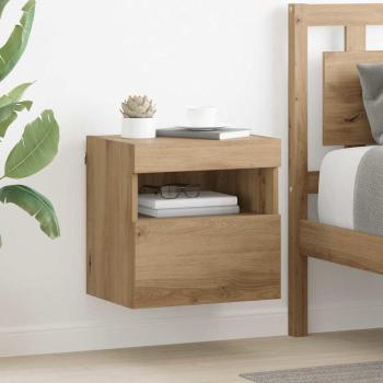 ARDEBO.de - TV-Wandregale 2 pcs Artisan-Eiche 40 x 30 x 40 cm Holzwerkstoff