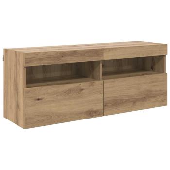 TV-Wandregal Artisan-Eiche 100 x 30 x 40 cm Holzwerkstoff