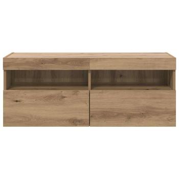 TV-Wandregal Artisan-Eiche 100 x 30 x 40 cm Holzwerkstoff