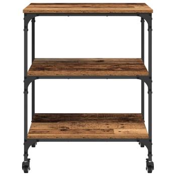 Küchentrolley Altholz 60 x 41 x 76 cm Holzwerkstoff