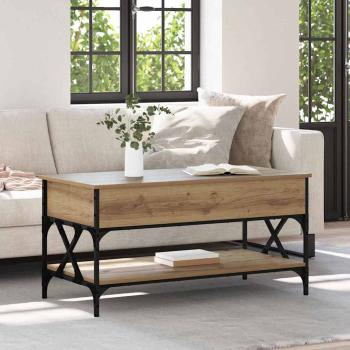 ARDEBO.de - Couchtisch Artisan-Eiche 100 x 50 x 50 cm Holzwerkstoff