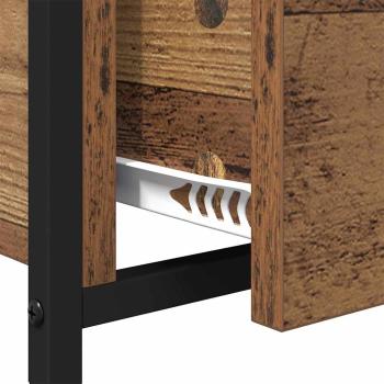 Couchtisch mit Schubladen Altholz 85 x 50 x 50 cm Holzwerkstoff