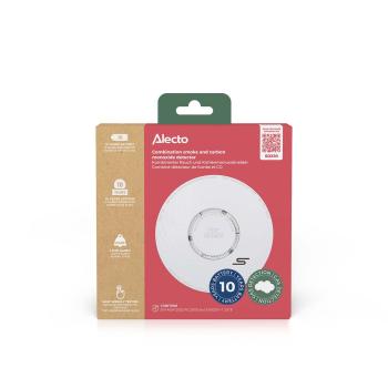 Rauch- und Kohlenmonoxidalarm-Paket Weiß