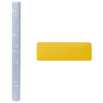 Statisches Fensterfolie Bambus-Muster 90 x 500 cm PVC